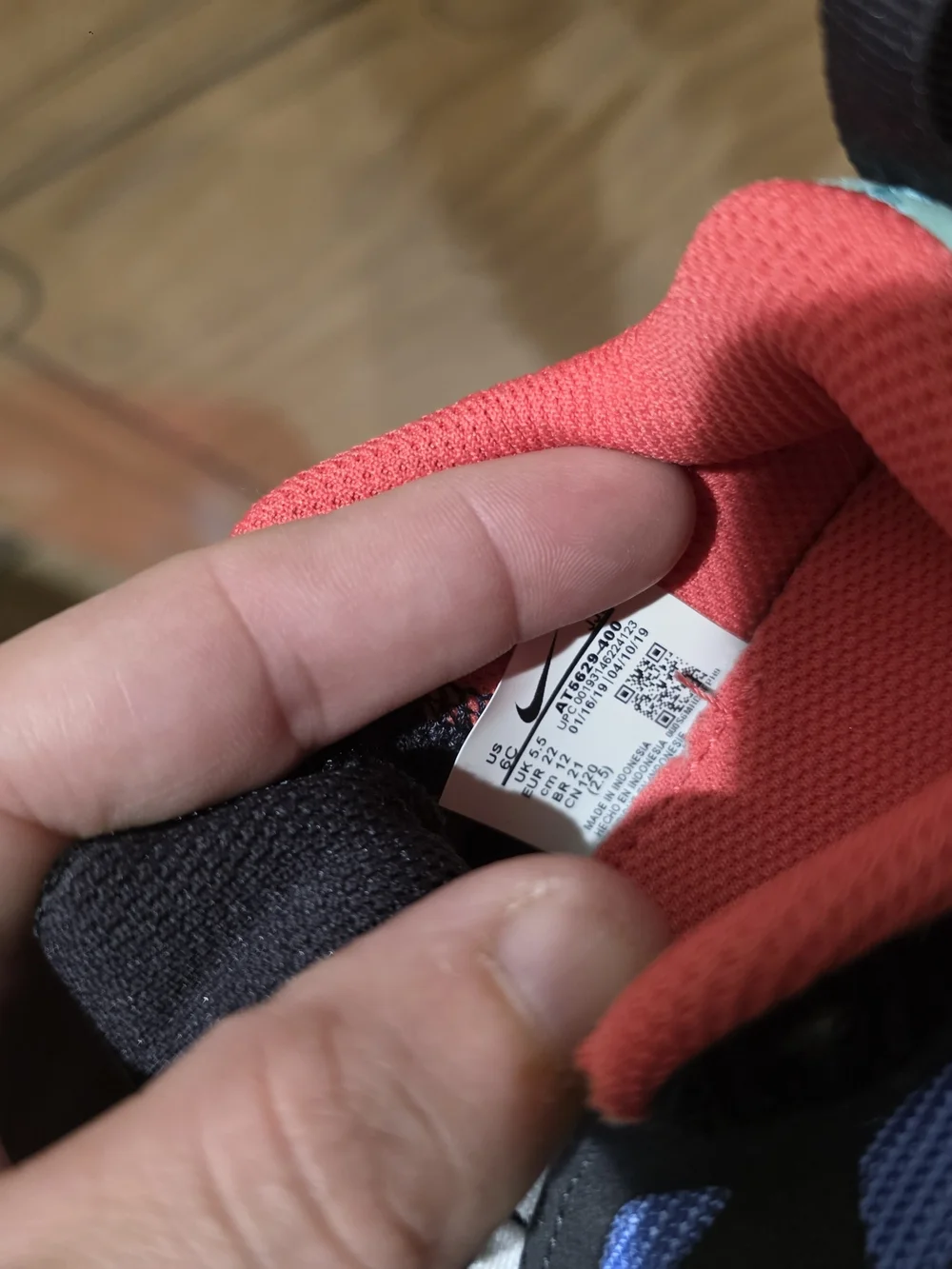Nike Toddlers' Sneakers - Blue, Coral, Black